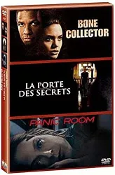 dvd bone collector / la porte des secrets / panic room - tripack 3 dvd