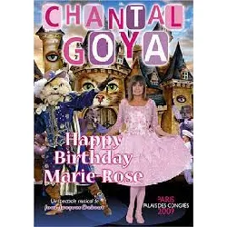 dvd chantal goya - happy birthday marie - rose